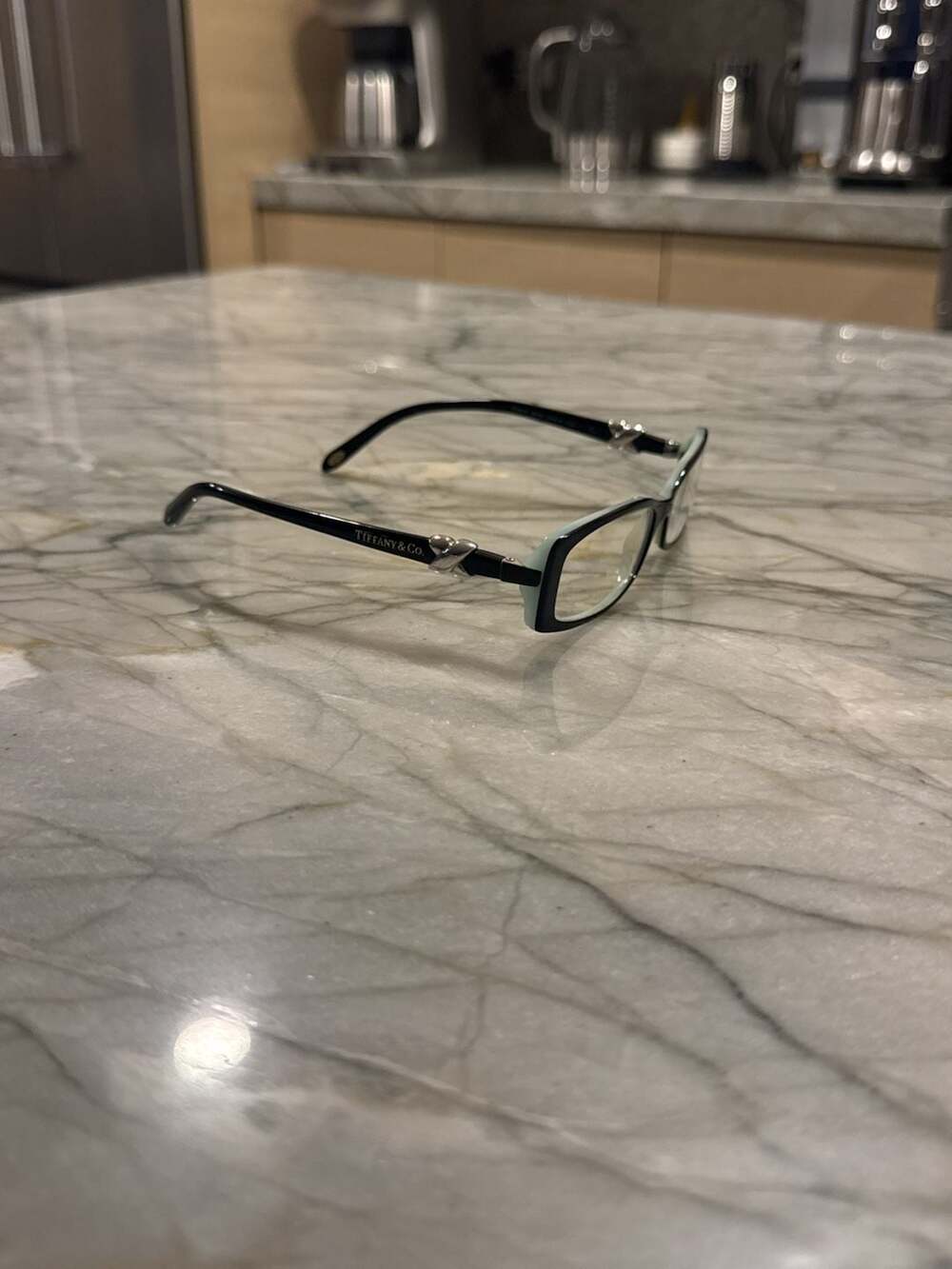 Tiffany & Co. TF2016 8055 Prescription Eyeglasses in Black/Tiffany Blue